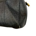 Fendi Black Coated Cloth Forever Bauletto Handbag Photo 3