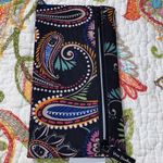 Vera Bradley  Pencil Pouch Bandana Swirl black orange pink white green paisley Photo 1