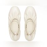 Fendi  Filo Leather Ballerina Flat Shell Size 37 Photo 2