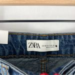 ZARA The High Rise Paneled Jeans 100% Cotton Tapered Straight Leg NWT Photo 5