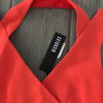 Tangerine Nicholas  dress bandage cross brand halter Photo 5