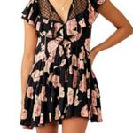 Free People Women Size Small Floral Boho Girly Tilly Printed Tunic Dress New Photo 0