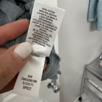 Caslon Charcoal Short Sleeve Top with Side Tie/Burnout Side Tie T-Shirt Photo 8