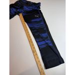 Puma  Women's Medium M Activewear Leggings Blue Black Athletic‎ Pants Photo 3