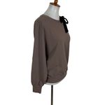 AnyBody Sweater XS Brown Crewneck Pullover Cozy‎ Fall Winter Minimal Photo 1