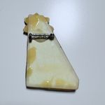 Vintage Lucinda Yates Yellow "House Pin" Brooch Photo 2