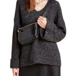 Anthropologie  Wool Blend Wide Cuffed Sleeve Sweater Size Small Photo 0