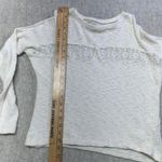 ZARA  Trafaluc Cream Knit Lace Insert Long Sleeve Sweater Women Size M Photo 5