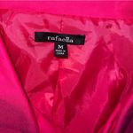 Rafaella Hot Pink Cropped Sleeve 2-Button Blazer Tailored Utility Jacket Barbie Size M Photo 9