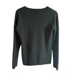 Ann Taylor | Black 100% Cashmere Slim Fit Cashmere Sweater | Medium Photo 1