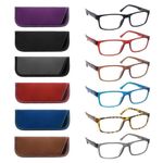 Reading Glasses for‎ Women/Men 6 Pack 0.075 Photo 0