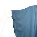 Elaine Turner  Black Embroidered Neckline Caftan Dress Size Medium Photo 1