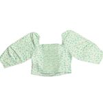 Levi's NWT Levi’s Vintage Floral The Statement Milkmaid Blouse size small Photo 3