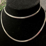 Claire’s silver tone smooth snake chain necklace 14” wearable length Photo 0