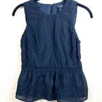 J.Crew  Eyelet Peplum Top Photo 0