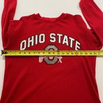 Ohio State Buckeyes Thermal Long Sleeve Shirt Medium | Red Waffle Knit OSU Top Photo 3