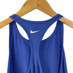 Nike  Pro Dri-FIT Training Women's Large Royal Blue Racerback Tank Slim Fit Gym Photo 8