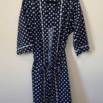 St. Michael Marks and Spencer Blue Polka Dot Robe Size XL Photo 3