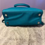 Michael Kors  SELMA MD TZ Satchel Aquamarine Saffiano Leather Photo 6
