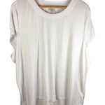 Athleta  With Ease Bright White Crew Neck Short Sleeve T Shirt Top Active Size 1X Photo 0