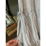 Rays for Days Kelle Cut Out Maxi Dress Coastal Cool Gingham Womens Size Medium Blue Photo 6