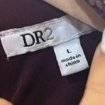 DR2 Burgundy Sequin Blouse Red Size L Photo 3