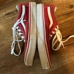 Vans Old Skool Size US Men 6 W 7.5 RED WHITE Classic 100% Original Skater Shoes Photo 4