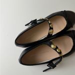 Loeffler Randall Chiara Mary Jane Black Leather Flats 7 Photo 6