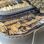 Anthropologie BIBI LOU  Silver & Black Sequin Shoulder Bag Photo 14