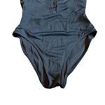 ANDIE Black One Piece Swimsuit Snap Down Bodysuit Stretch Size Small Women's Photo 6