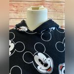 H&M  Disney Mickey Mouse Black Hoodie Ears Cropped, Size Women’s Small Photo 1