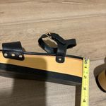 Steve Madden Dominica Black studded Leather Platform Sandals Black Wood size 7.5 Photo 8