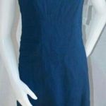 Charter Club Luxury Women's 100% Linen Shirt Dress Navy Blue Size 10 Petite NWT Photo 0