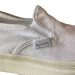 Palladium  Pallarue White Canvas slip-on loafer sneaker, Size 8 Photo 4
