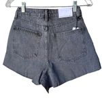 We Wore What the boyfriend short rigid denim zwb washed grey size 24 Photo 2
