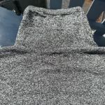 Gap Body Knit Oversized Cowl Neck Poncho Sweater in Marled Black - Medium/Large Photo 13