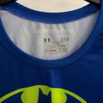 Under Armour Under armor Blue T-Shirt with Yellow Batman logo Photo 1