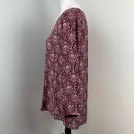 Ecru  Boho The Squire Barolo Tapestry Blouse Medium Silk 3/4 Sleeve NWT Photo 5