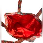 Vera Bradley 🔵 SALE 3/$25 PAISLEY PINK BLUE QUILTED ZIPPERED SHOULDER BAG Photo 3