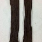 Ribbed brown nylon ankle trouser sock Photo 0