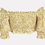 Faithfull the Brand 1112 NWT Faithful The Brand Isadora Puff Sleeve Crop Top Size US 2 Photo 1