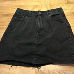 Hollister  Black Ultra High-Rise Jean Skirt - size 27 Photo 0