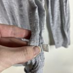 Lululemon Tie Your Practice Long sleeve Gray Women's crew neck Sz 10 Athletic Photo 3