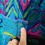 Dahan Blue Purple Funky Design Sleeveless Collared Button Up Tank Top Size M Size M Photo 6