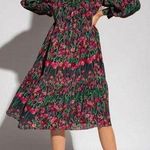 See By Chloe $550 NWOT See By Chloé Floral Long Sleeve Midi Dress Size 38 Photo 0