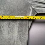 POL NWT Gray Velvet Valeur Embroidered Rose Hoodie Sweatshirt Women's size Large Photo 8