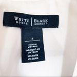 White House | Black Market  Cream Metallic Peplum Brocade Top Photo 1