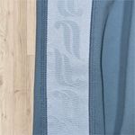 Fabletics  High Waisted Powerhold Baby Blue Logo Stripe Leggings Women’s Medium Photo 3