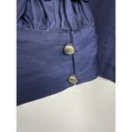 Lilly Pulitzer Blouse True Navy Blue Maisel Top Boatneck Long Sleeve Size XXS Photo 4