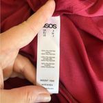 ASOS  Pleated Sheer And Solid Crop Top Midi Dress size 2 special occasion Photo 2